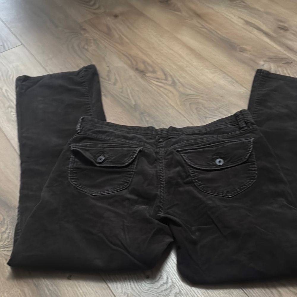 Women’s Brown flared Corduroy Pants - Picture 5 of 6